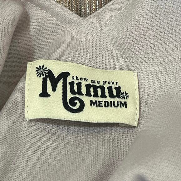 Show Me Your Mumu Kendall Maxi Dress Blush Pink Fairy Girlcore Size M Sparkle - Picture 10 of 11